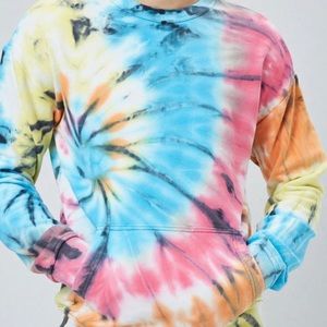 Tie-dye wash sweatshirt
